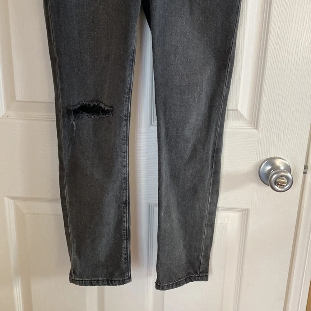 Old Navy girls distressed overalls
